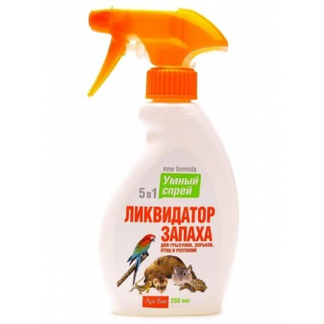 Средство Amstrel "Odor control" устраняет запах , пятна и метки для птиц и грызунов (спрей), пр-во РБ, 500 мл