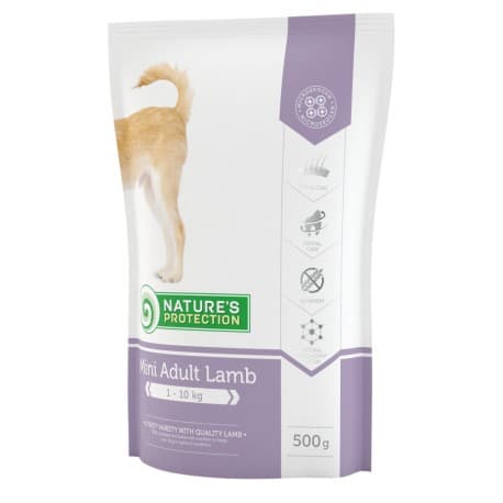 NP Adult Mini Lamb PROMO - сухой корм для взрослых собак мелких пород с мясом ягненка, 500+500 г. 