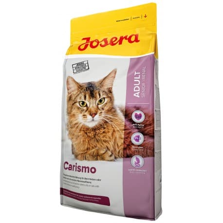 Josera Carismo (adult/senior renal 27/20) для пожилых или кошек, страдающих хронич. почеч. недост., 10 кг