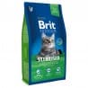Сухой корм Brit Premium Cat Sterilised курица и печень для кастрир. котов 800гр