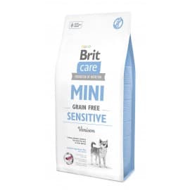 Брит 7 кг Care MINI GF Sensitive беззерн. корм д/с мини-пород с чувствит.пищеварением