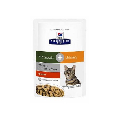 Hill's PD Feline Metabolic+Urinary (Система контроля веса и урологический синдром) 0,085 кг