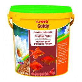 Корм хлопья SERA для золотых рыбок, 10 л./2 кг.
