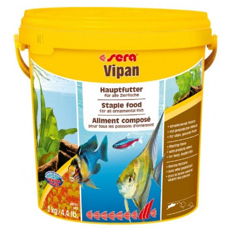 Корм хлопья SERA для всех рыб "Vipan" 2кг