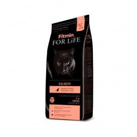Сухой корм Fitmin For Life Salmon для взрослых кошек, лосось (0,4 кг)