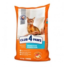Сухой корм Club 4 Paws Премиум для взрослых кошек с чувствительным пищеварением (14 кг)