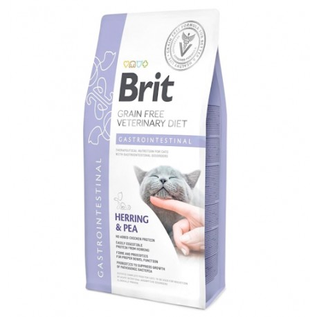 Brit VDC Gastrointestinal Herring&Pea, беззерновая диета при остром и хроническом гастроэнтерите для кошек (400 г)