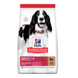 Сухой корм Hill's Science Plan для взрослых собак (от 1 до 7 лет) мелких и средних пород Lamb&Rice (с ягненком и рисом) 7,5кг