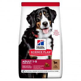 Сухой корм Hill's Science Plan для взрослых собак для крупных пород с ягненком и рисом 12кг