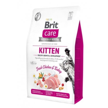 Брит 7кг Care Cat Crazy Kitten для котят, беременных и кормящих кошек 