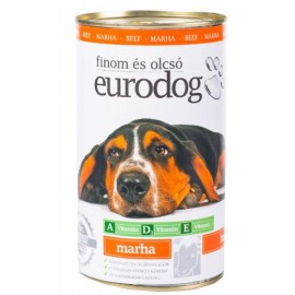 Euro dog консервы для собак с говядиной (1240 г)