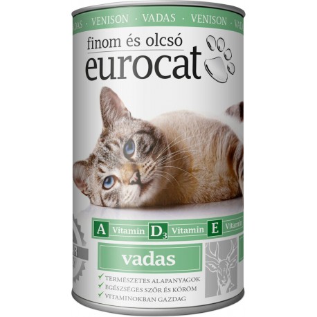 Euro cat консервы для кошек с олениной (415 г)