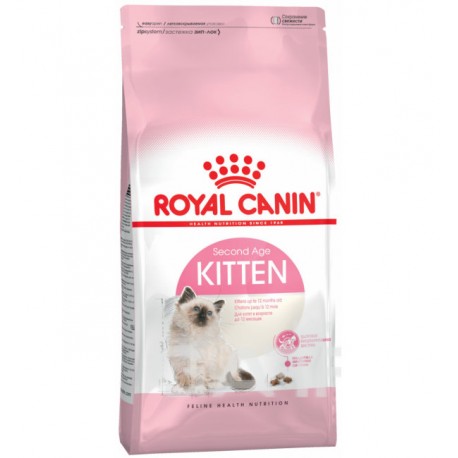 Сухой корм ROYAL CANIN KITTEN для котят 4-12 мес., берем. и корм. кошек 0.4 кг