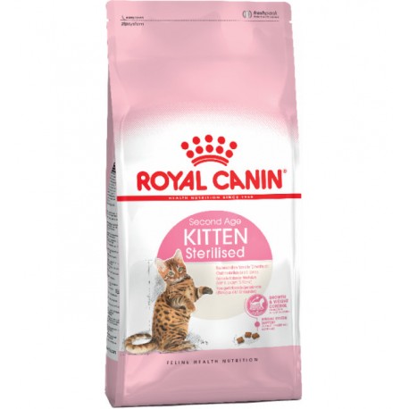 Сухой корм ROYAL CANIN Kitten Sterilised - корм для стерилизованных котят с момента операции до 12 мес. 4 кг