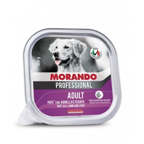 Morando cane pate Lamb and Liver - для собак, паштет с ягненком и печенью (300 г)