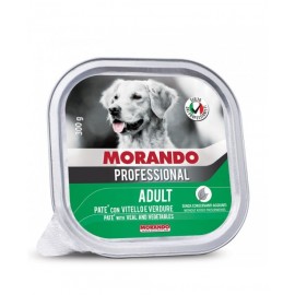 Morando cane pate Veal and Vegetables - для собак, паштет с телятиной о овощами (300 г)