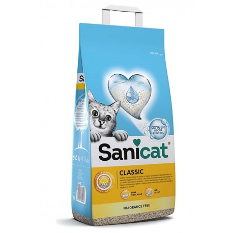 Наполнители для кошек и котов Sanicat CLASSIC впитывающий, 10 л