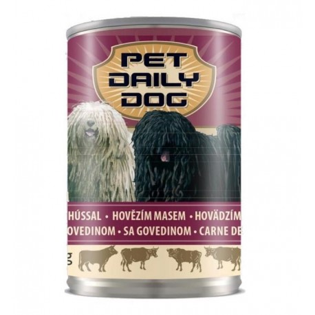 Консервы для собак Pet Daily Dog с говядиной, 1,24 кг.