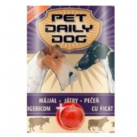 Консервы для собак Pet Daily Dog с печенью и яблоком, 1,24 кг.