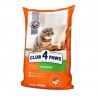 Сухой корм Club 4 Paws Премиум для взрослых кошек, с курицей 14 кг