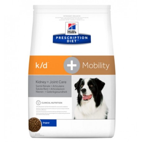 Сухой корм Hill's Prescription Diet для собак k/d поддержание здоровья почек и суставов 12кг