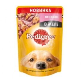 Влажный корм для собак всех пород Pedigree Ягненок (100гр.)