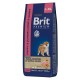 Брит 15кг Brit Premium Junior для молодых собак крупных пород, 