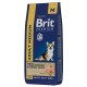 Брит 15кг Brit Premium Adult M для взрослых собак средних пород, 