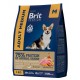 Брит 1кг Brit Premium Adult M для взрослых собак средних пород, 