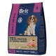 Сухой корм Brit Adult S Premium by Nature для взрослых собак мелких пород (3 кг)