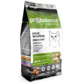 Сухой корм для кошек Probalance Sensitive, чувствительное пищеварение