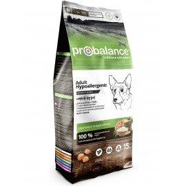 Сухой корм для собак Probalance Hypoallergenic, чувствительное пищеварение, 15 кг.