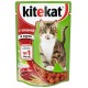 Пресервы для кошек Kitekat Говядина в соусе