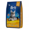 Сухой корм Brit Premium для взрослых стерилизованных кошек, утка и курица, 8 кг