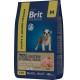 Брит 8кг Brit Premium Junior M для молодых собак средних пород (2-12 мес), 