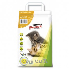 Наполнитель для кошек Super Benek Corn Cat кукурузный, 7 л