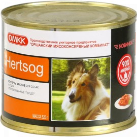 Консервы мясные ОМКК Герцог для кошек и собак (0,525 кг)