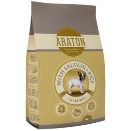 Araton Adult Salmon & Rice сухой корм для взрослых собак всех пород с лососем и рисом 15 кг