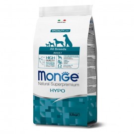 Сухой корм Monge Dog Hypo для взрослых собак гипоаллергенный, с рыбой (2,5 кг)