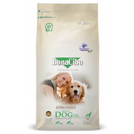 Сухой корм BonaCibo Adult Dog Lamb & Rice для взрослых собак всех пород с ягненком и рисом БонаСибо (15 кг)