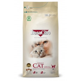 Сухой корм BonaCibo Adult Cat для взрослых кошек всех пород с курицей БонаСибо (5 кг)