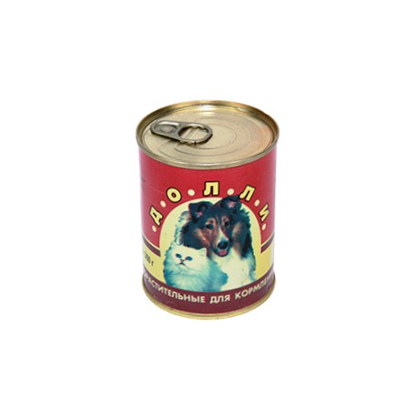 Консервы мясорастительные для собак и кошек "Долли" 350 г.