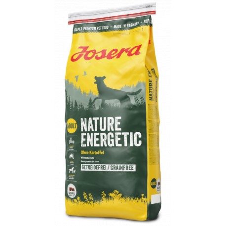 Сухой корм Josera Nature Energetic беззерновой корм для взрослых собак всех пород с пищевой аллергией на злаки (15 кг)