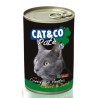 Консервы для кошек Adragna Cat&Co Patè Rabbit & Duck, паштет из кролика и утки, 405г