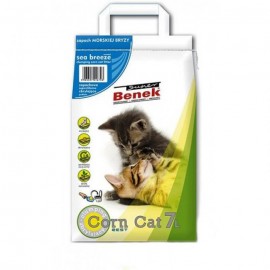 Наполнитель для кошек Super Benek Corn Cat кукурузный, 14 л