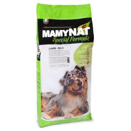 MAMYNAT Dog Lamb & Rice сухой корм для собак с чувствительным пищеварением, ягненок и рис, 20 кг
