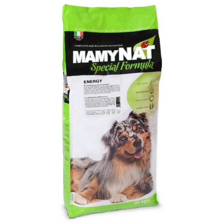 MAMYNAT Dog Energy для взрослых активных собак всех пород, 20 кг