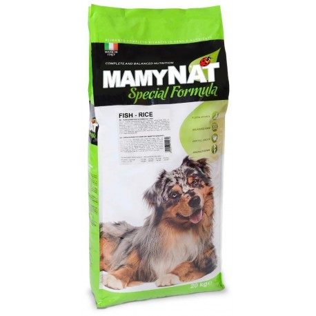 MAMYNAT Dog Adult Fish & Rice сухой корм для собак с чувствительным пищеварением, рыба и рис, 20 кг