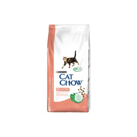 Cat Chow Корм сухой полнорац. для взрослых кошек с чувств. пищев. Системой для здоровья кожи и шерсти (1,5 кг.)