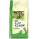 Cat Chow Корм сухой полнорационный для взрослых кошек с кроликом и добавление печени (15 кг.)